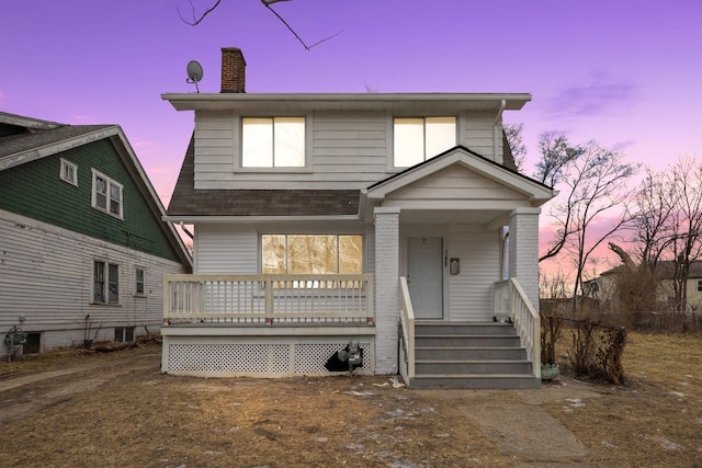 view of front of property