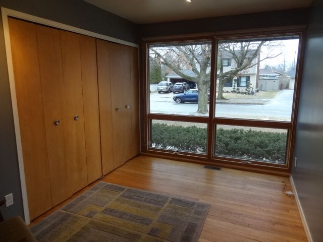 entryway with light hardwood / wood-style flooring