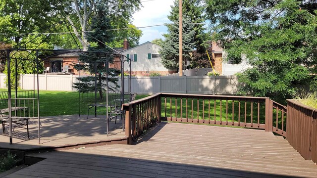 view of deck