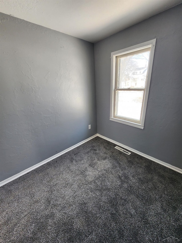 unfurnished room with carpet