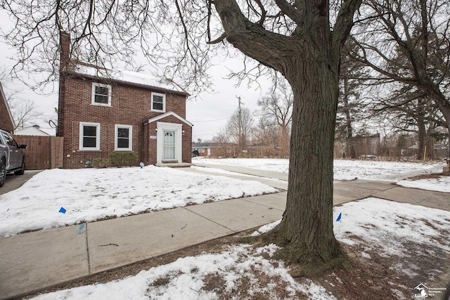 view of front of home