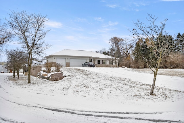 ranch-style house with a garage