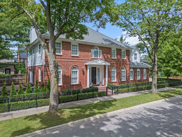 view of colonial home