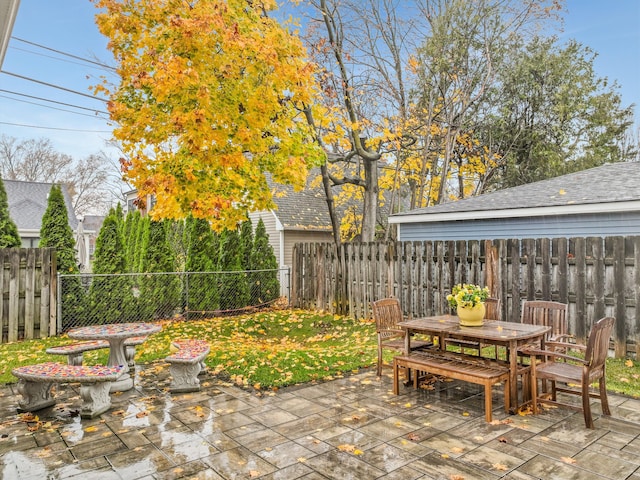 view of patio