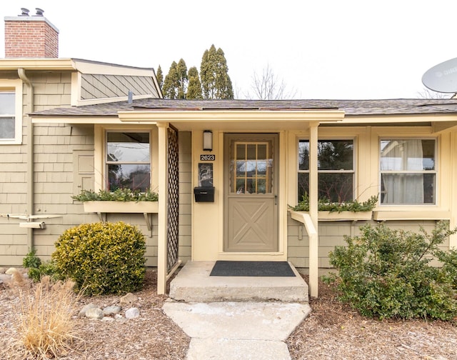 view of entrance to property