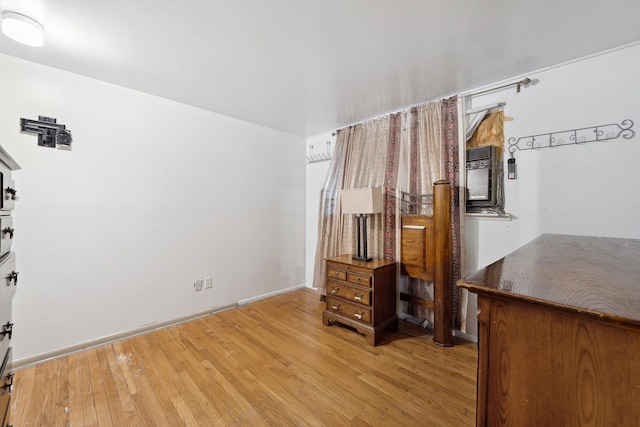 interior space featuring light wood-type flooring