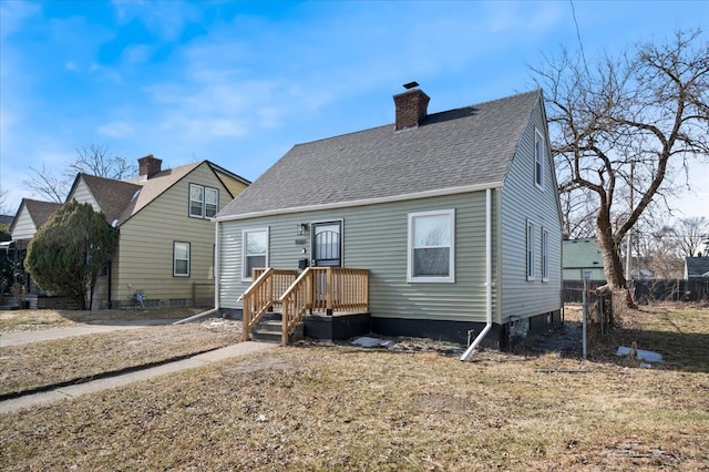 view of cape cod-style house