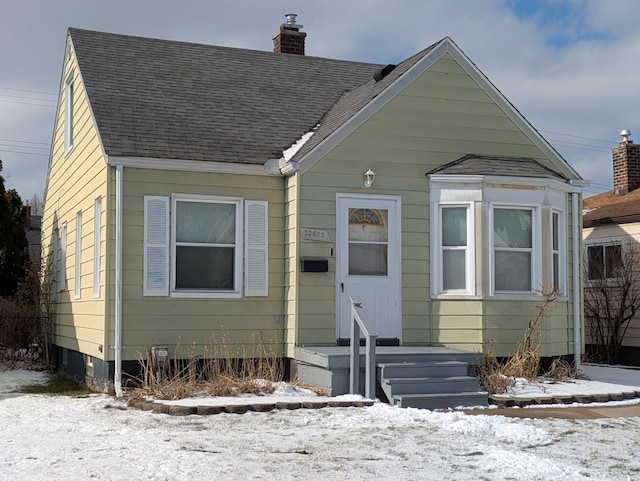 view of bungalow-style house