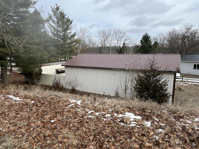 view of side of property