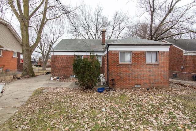 view of rear view of property