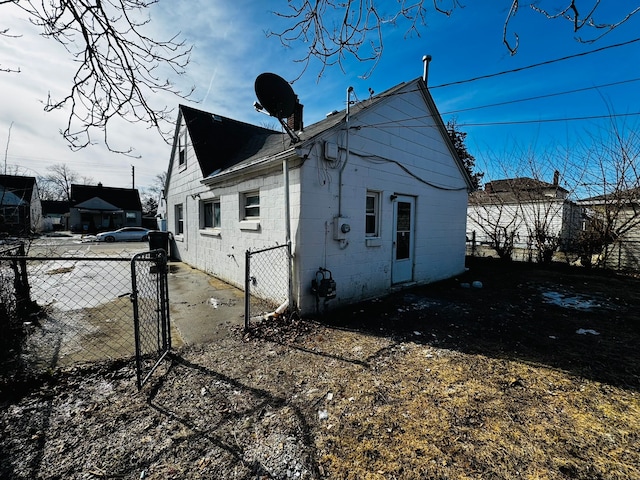 view of side of home