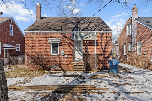 view of front of home