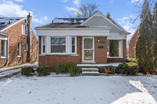 view of bungalow-style home