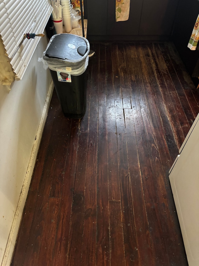 details featuring wood finished floors