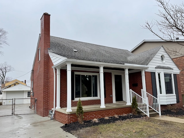 view of front of home