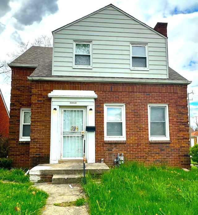 view of front of property