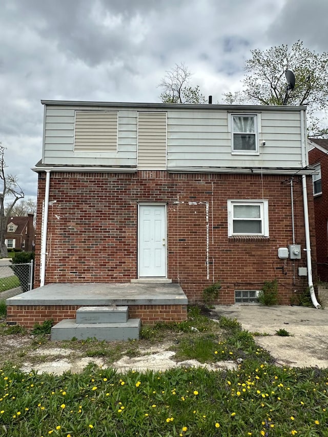 view of rear view of house