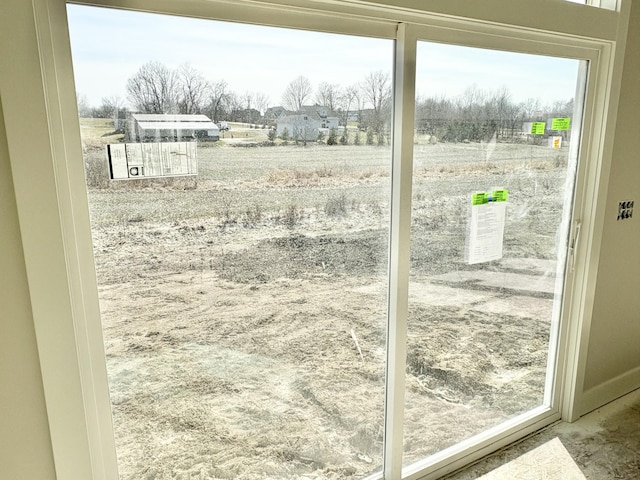 view of doorway to outside