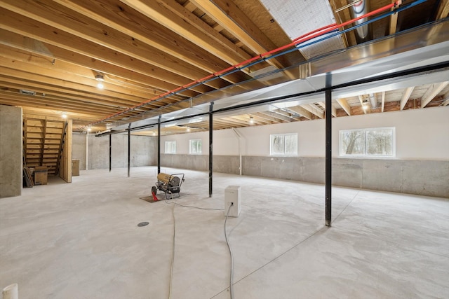 675 Crescent Lake Rd, Waterford, MI 48327 - view of basement