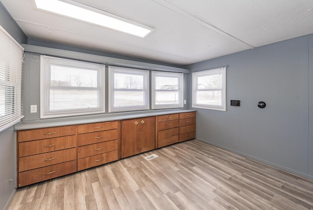 interior space featuring light hardwood / wood-style flooring