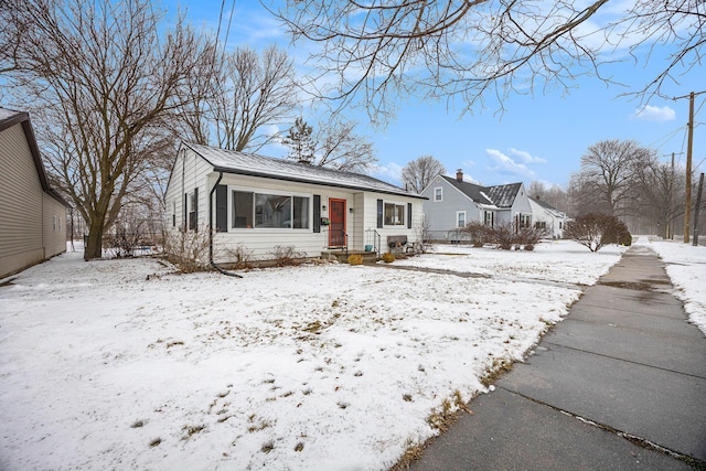 view of front of home