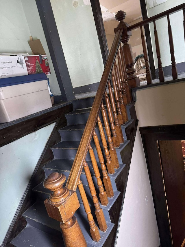 view of staircase