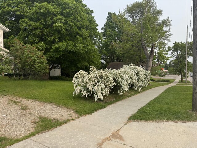 313 W 6th St, Evart, MI 49631 - view of community with a lawn