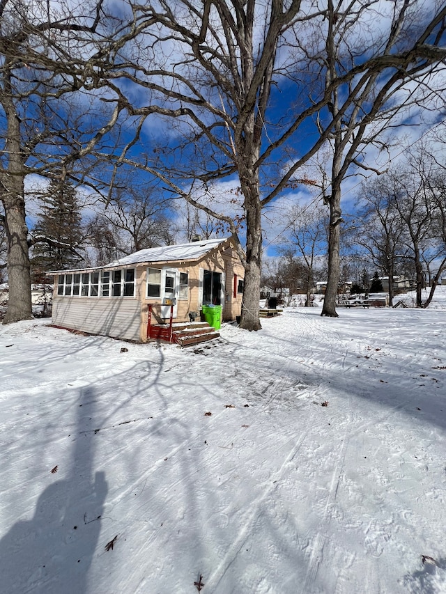 view of ranch-style home