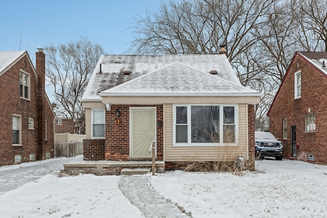 view of bungalow-style home