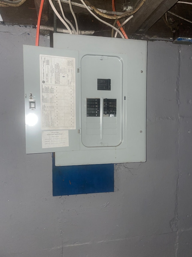 utilities with electric panel