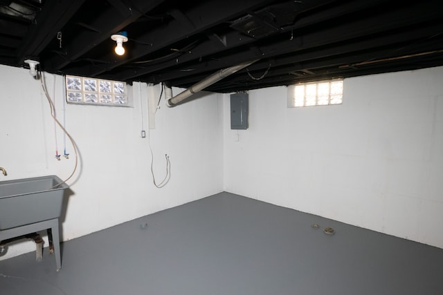 8679 Burt Rd, Detroit, MI 48228 - basement featuring electric panel