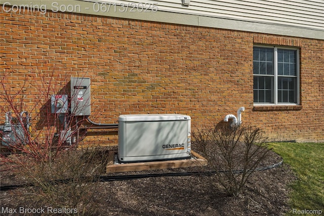 37143 Southwind Ct Unit 38, Farmington Hills, MI 48331 - exterior view of a power unit, brick siding, and electric meter
