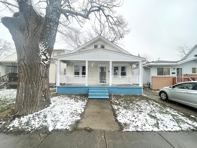 bungalow with a porch