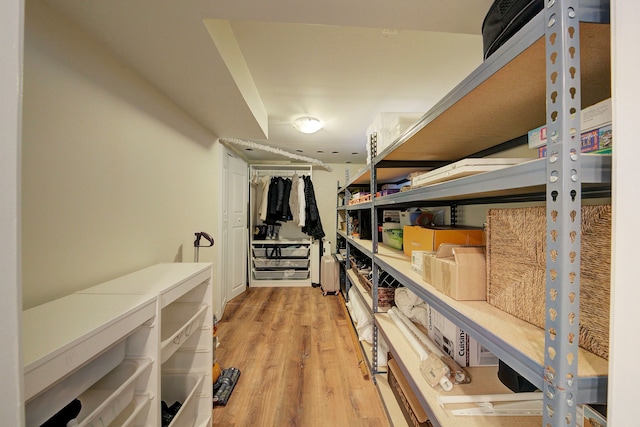 view of storage room