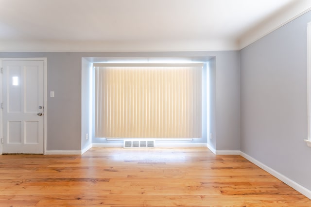 foyer featuring light hardwood / wood-style flooring