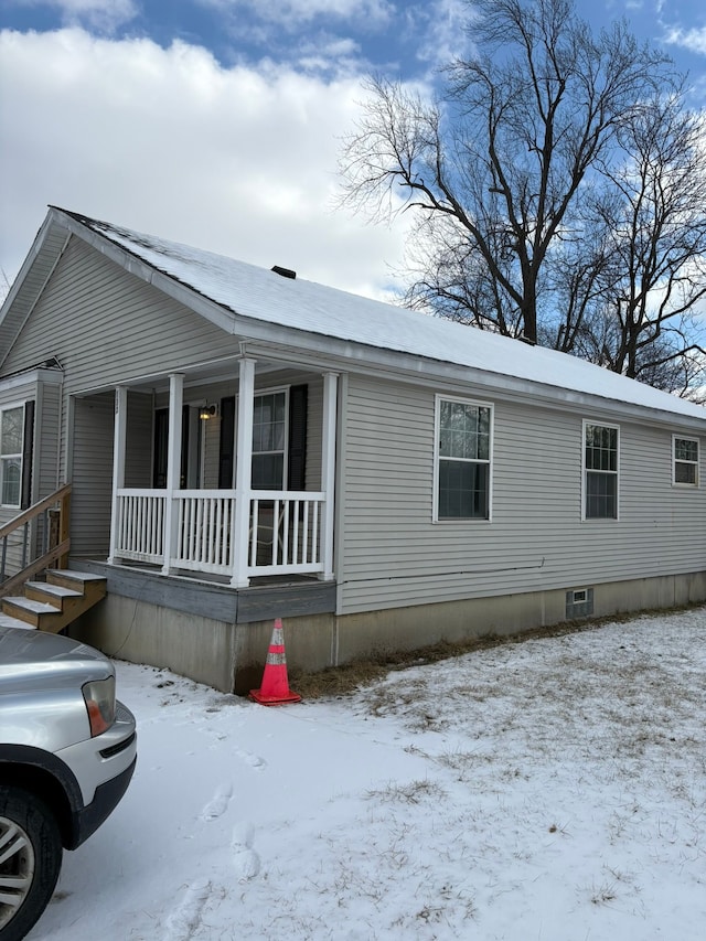 view of manufactured / mobile home