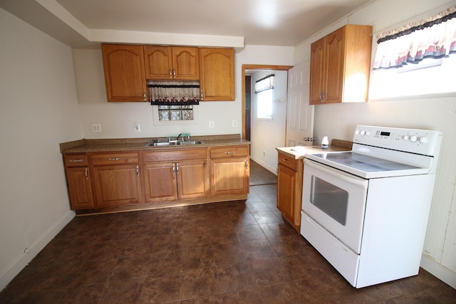 26132 Hanover St, Dearborn Heights, MI 48125 - kitchen with sink and electric range