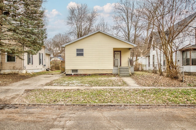 view of bungalow-style house