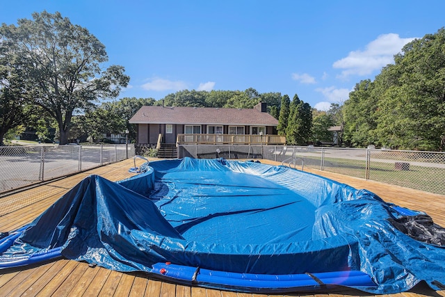 view of pool