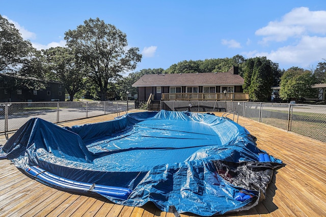 view of pool