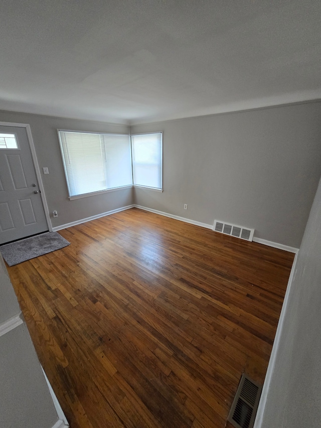 entryway featuring hardwood / wood-style flooring