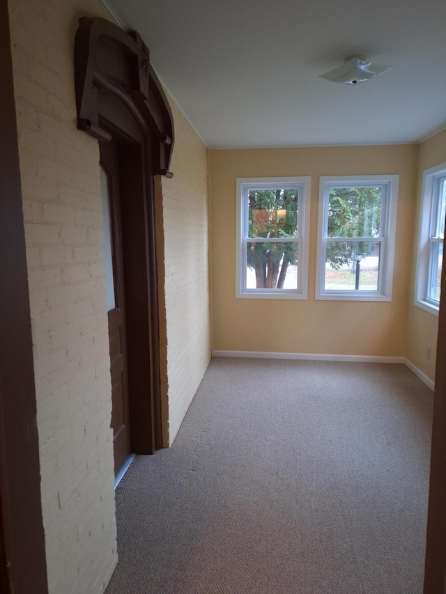 empty room featuring carpet flooring