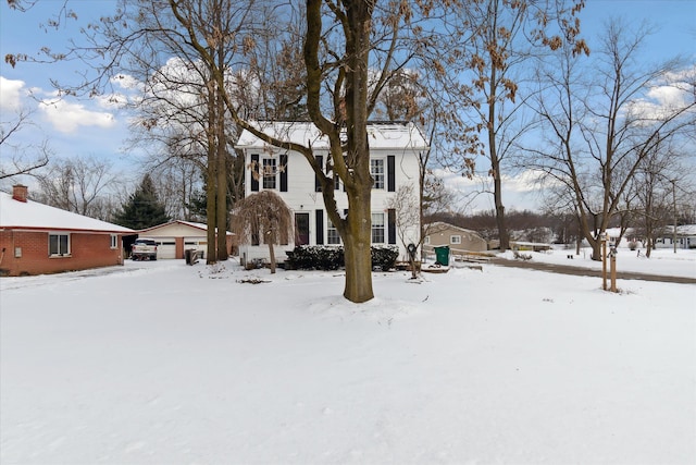 view of front of home