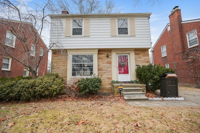 view of front of home