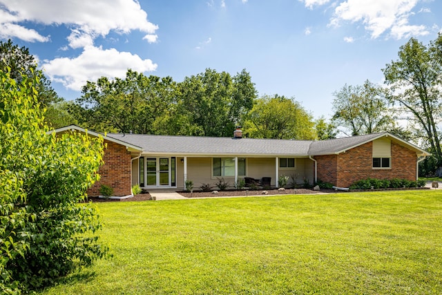 7500 Dexter Pinckney Rd, Dexter, MI 48130 - ranch-style home with a front lawn