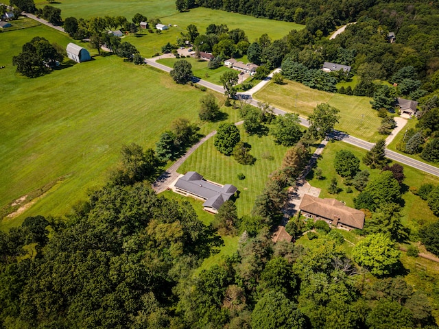 7500 Dexter Pinckney Rd, Dexter, MI 48130 - birds eye view of property featuring a rural view
