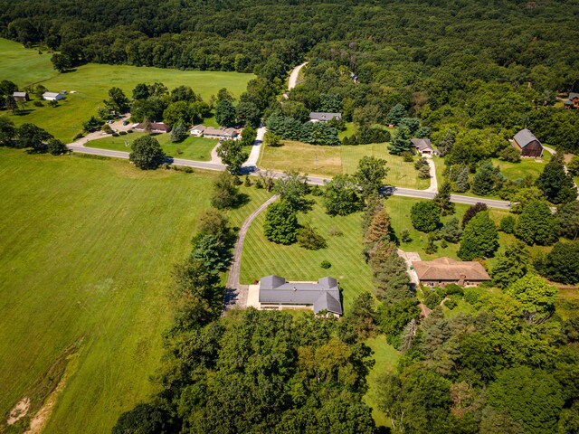 7500 Dexter Pinckney Rd, Dexter, MI 48130 - bird's eye view featuring a rural view