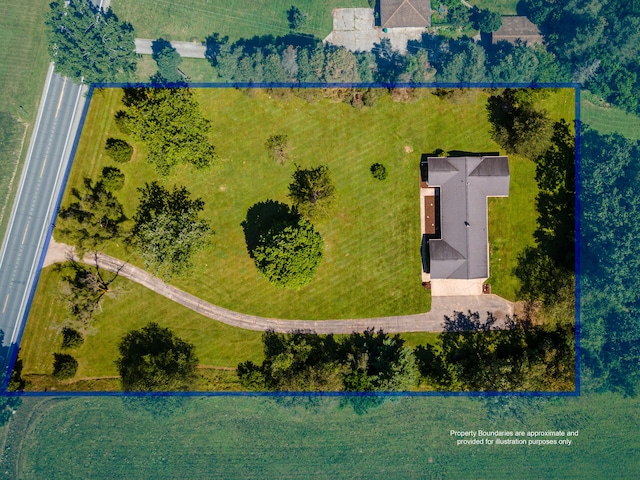 7500 Dexter Pinckney Rd, Dexter, MI 48130 - birds eye view of property with a rural view