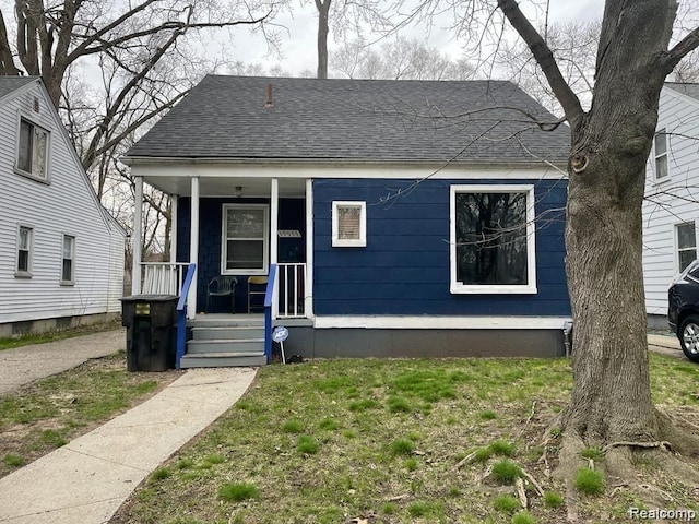 view of bungalow