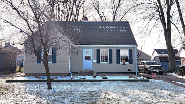 view of front of property